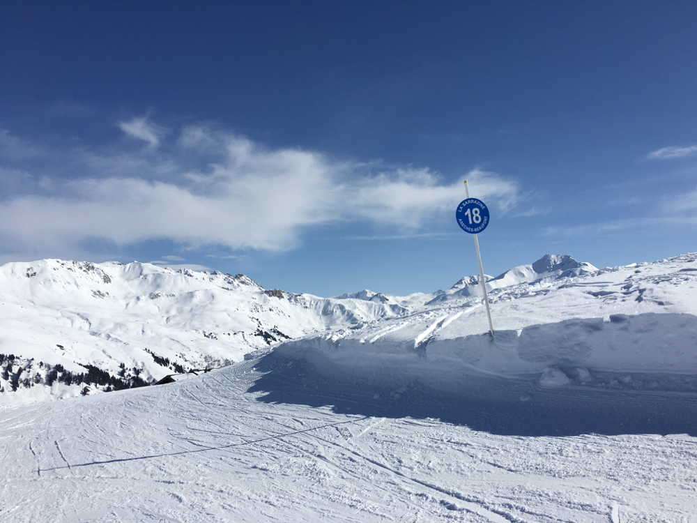 Lange zonnige pistes 