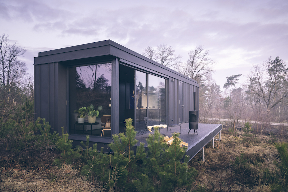 Moderne cabin op de Veluwe