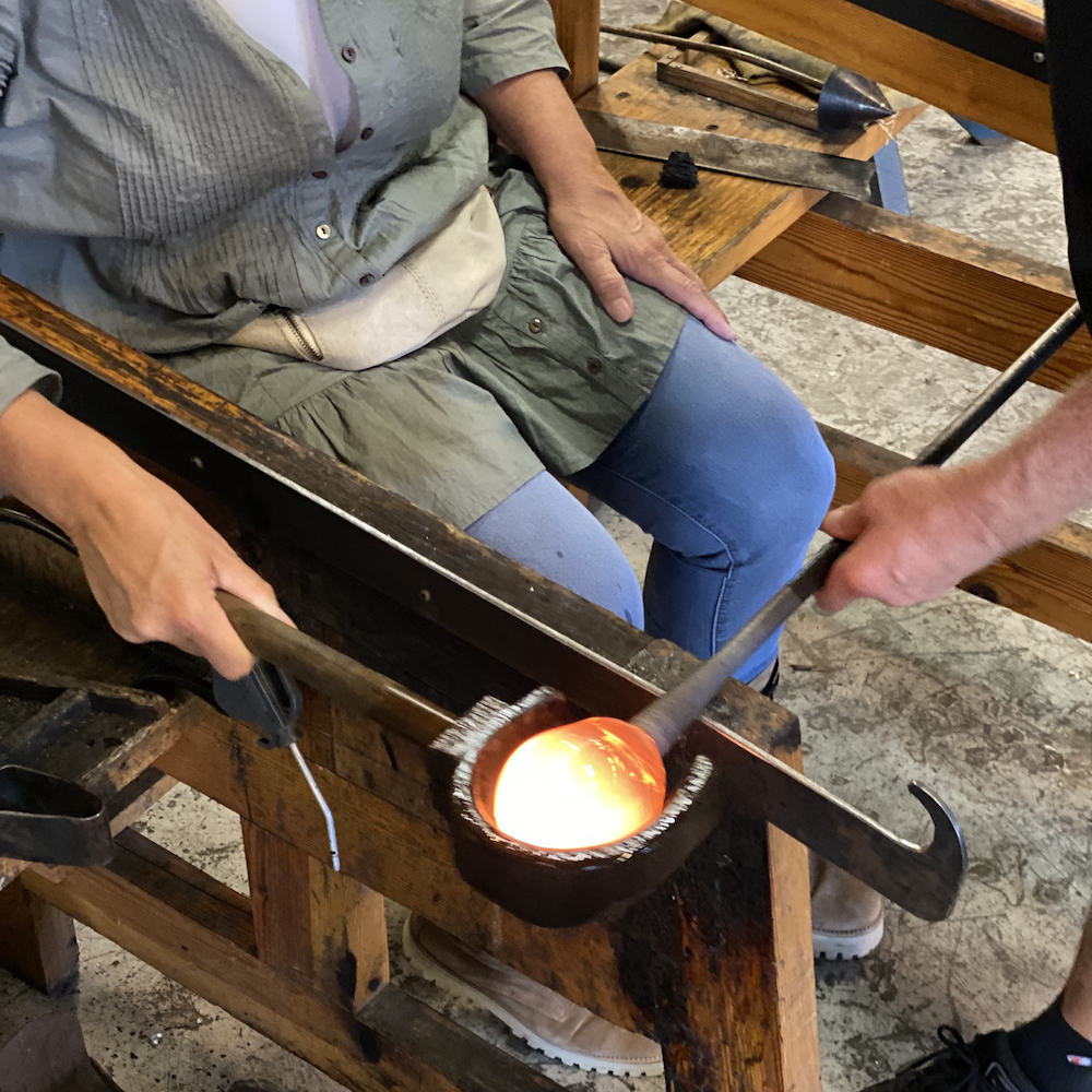 Workshop glas maken in Zuid Smaland