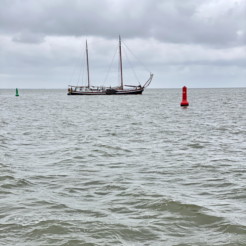 Boottocht over de Waddenzee in Nederland