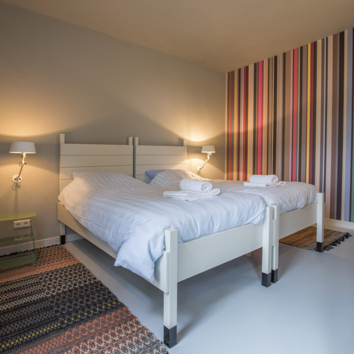 Slaapkamer in het vakantiehuis bij zee