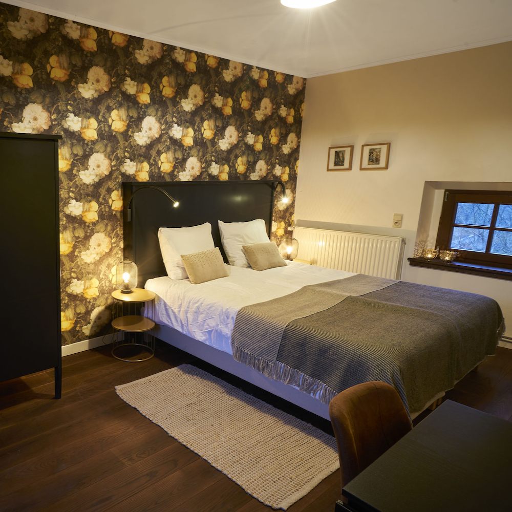 Gastenkamer in een van de vakantiehuizen